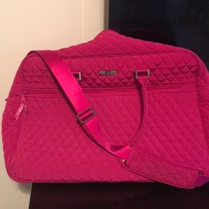 Vera Bradley quilted Weekender bag